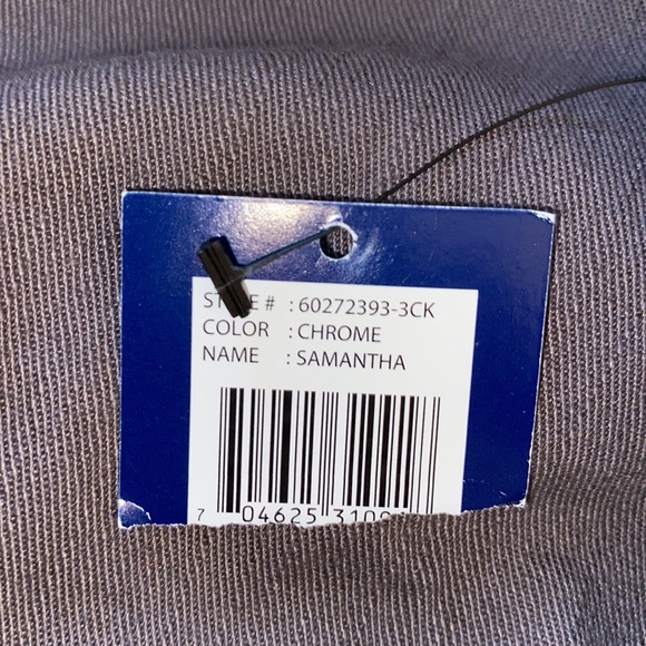 New Bandolino Samantha color chrome size16straight leg jeans - Picture 6 of 10